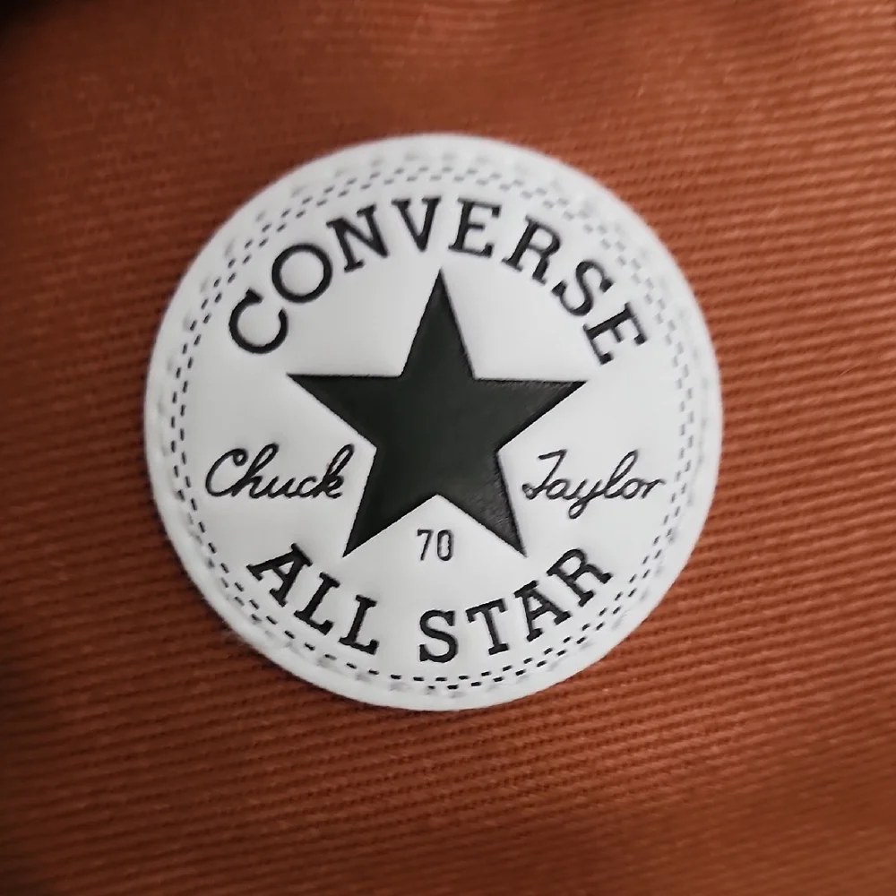 Converse Brown Heeled Boots with White Accents - Picture 11 of 13